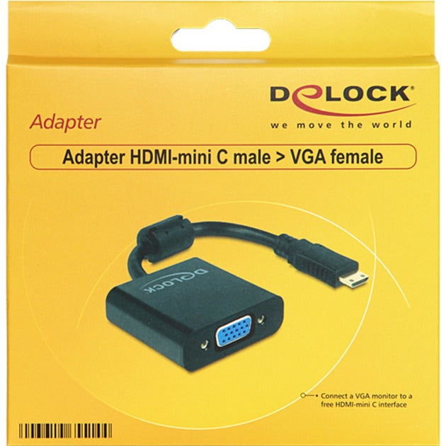 DeLOCK DeLOCK Mini HDMI-C (mannelijk) > VGA (vrouwelijk)
