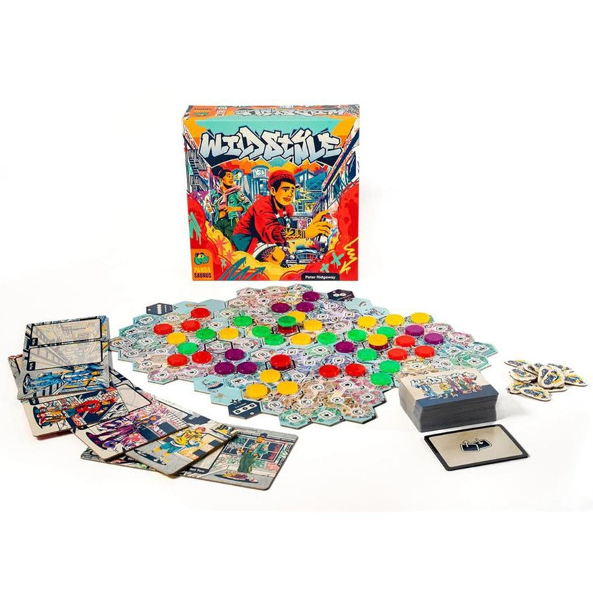 European player network wildstyle bordspel (engels, 2 - 5 spelers, 40 minuten, vanaf 14 jaar)