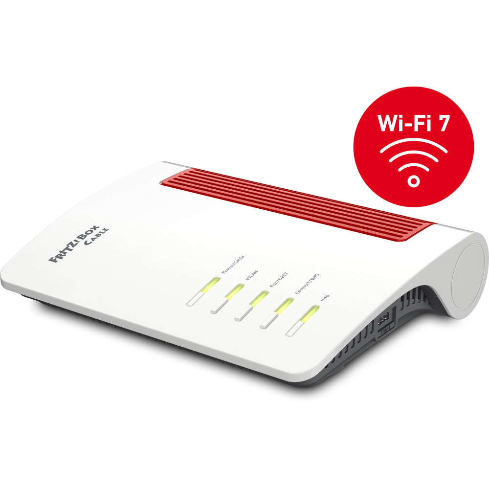 Fritz! box 6670 cable edition international router (wit rood)