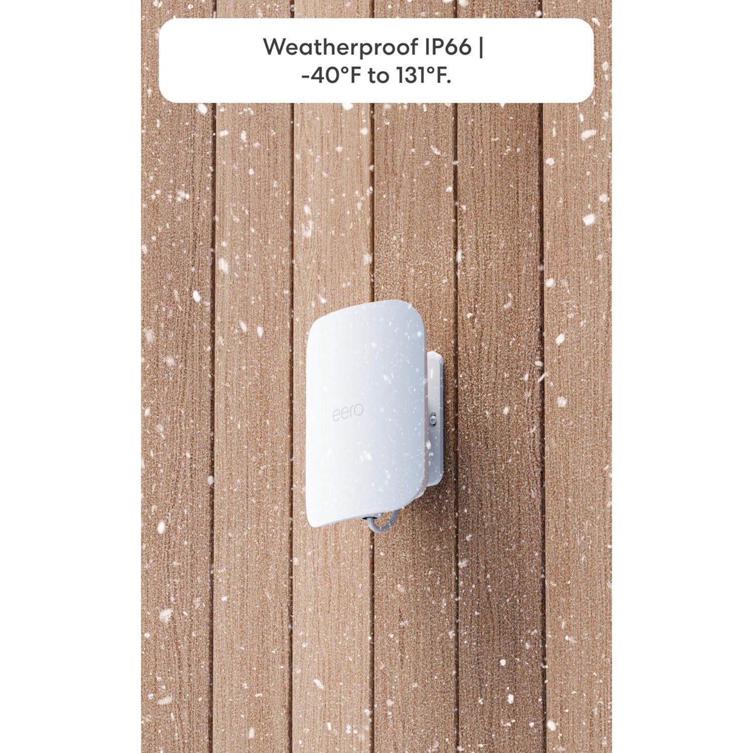 Eero outdoor 7 mesh access point (wit, wi-fi 7, poe+)