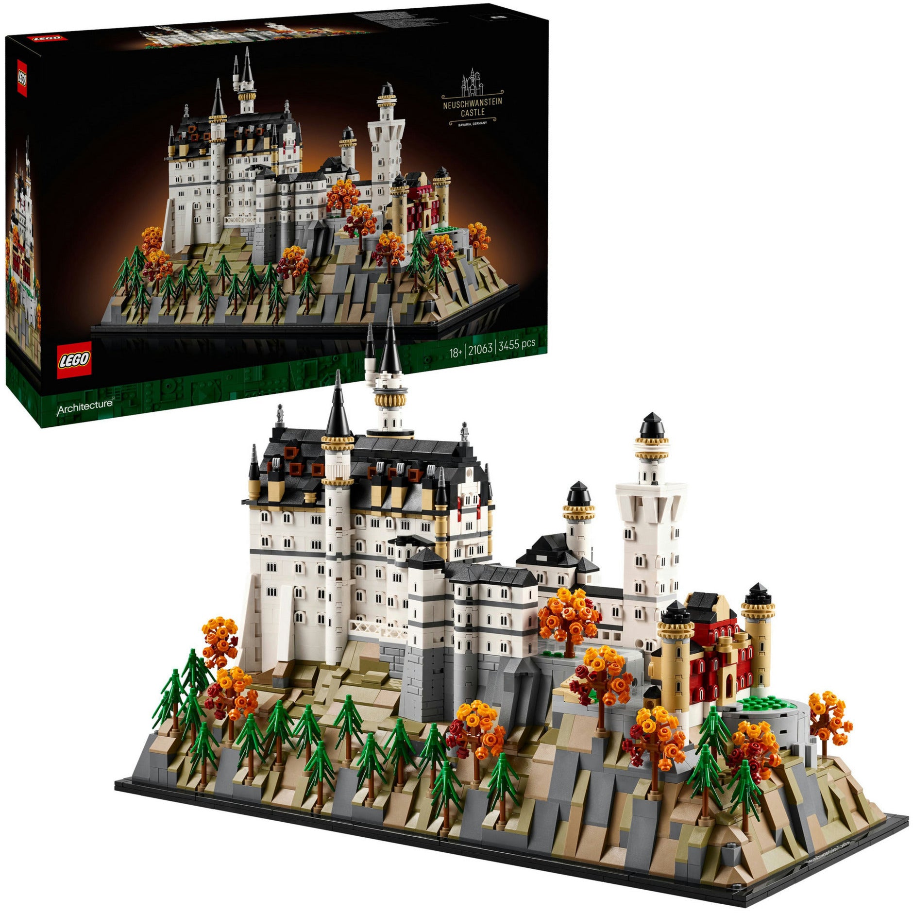 Lego ® architecture slot neuschwanstein verzamelset - 21063