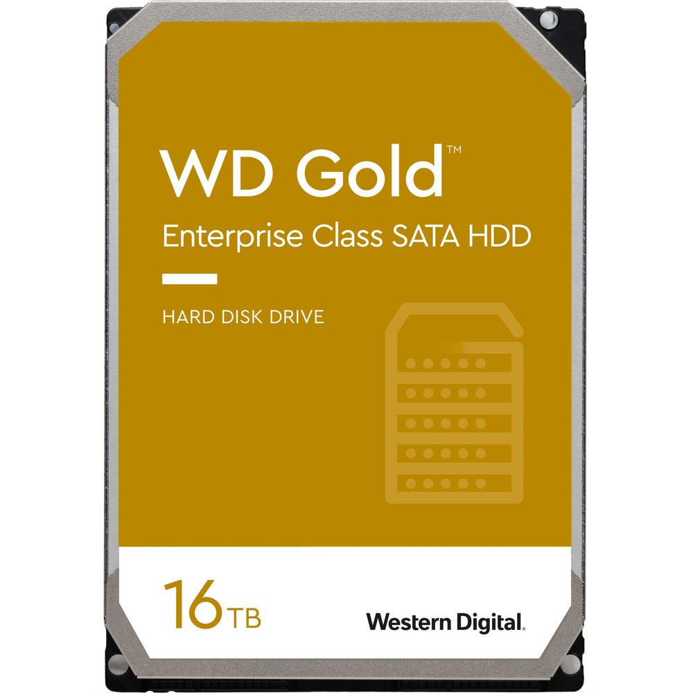 Wd gold, 16 tb harde schijf (sata 600, 24 7)