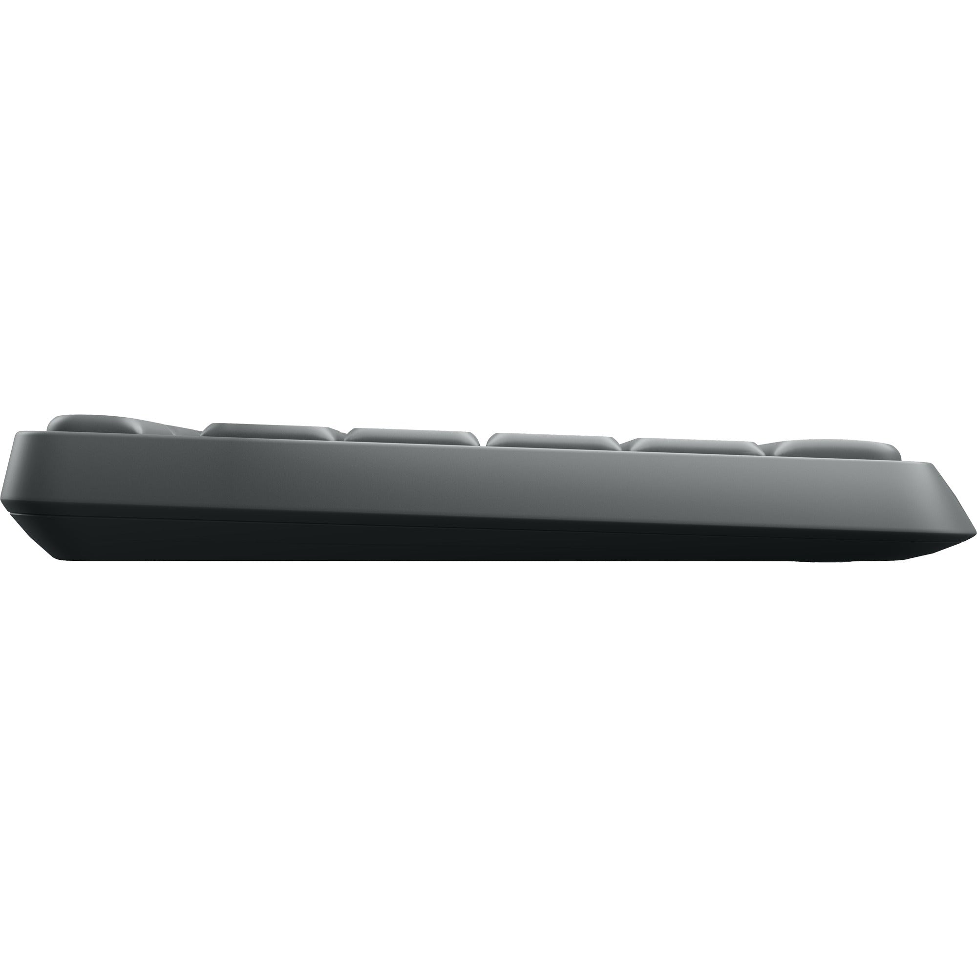 Logitech mk235 wireless keyboard en mouse, desktopset (zwart, us-international)