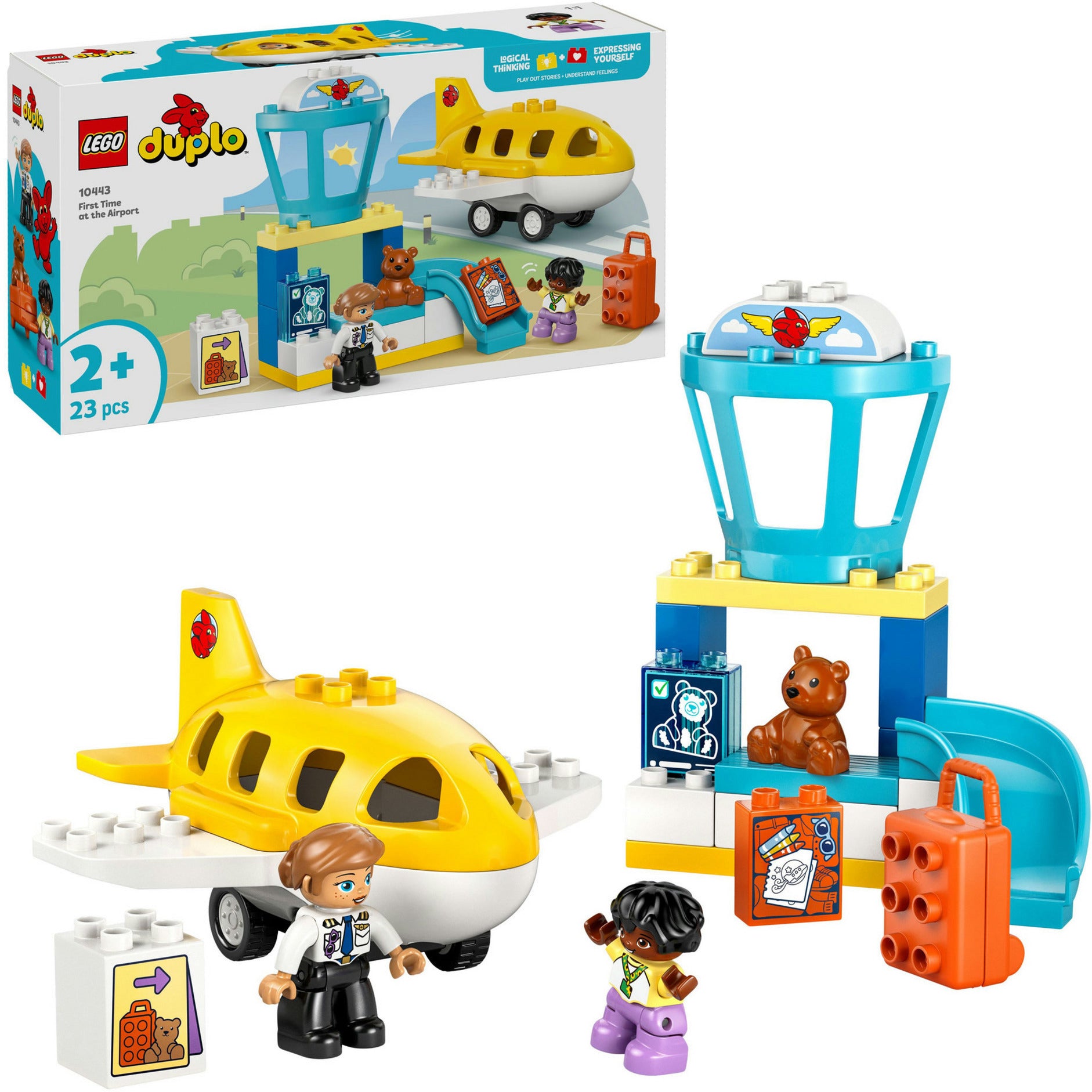 Lego ® duplo® stad voor het eerst op het vliegveld - 10443