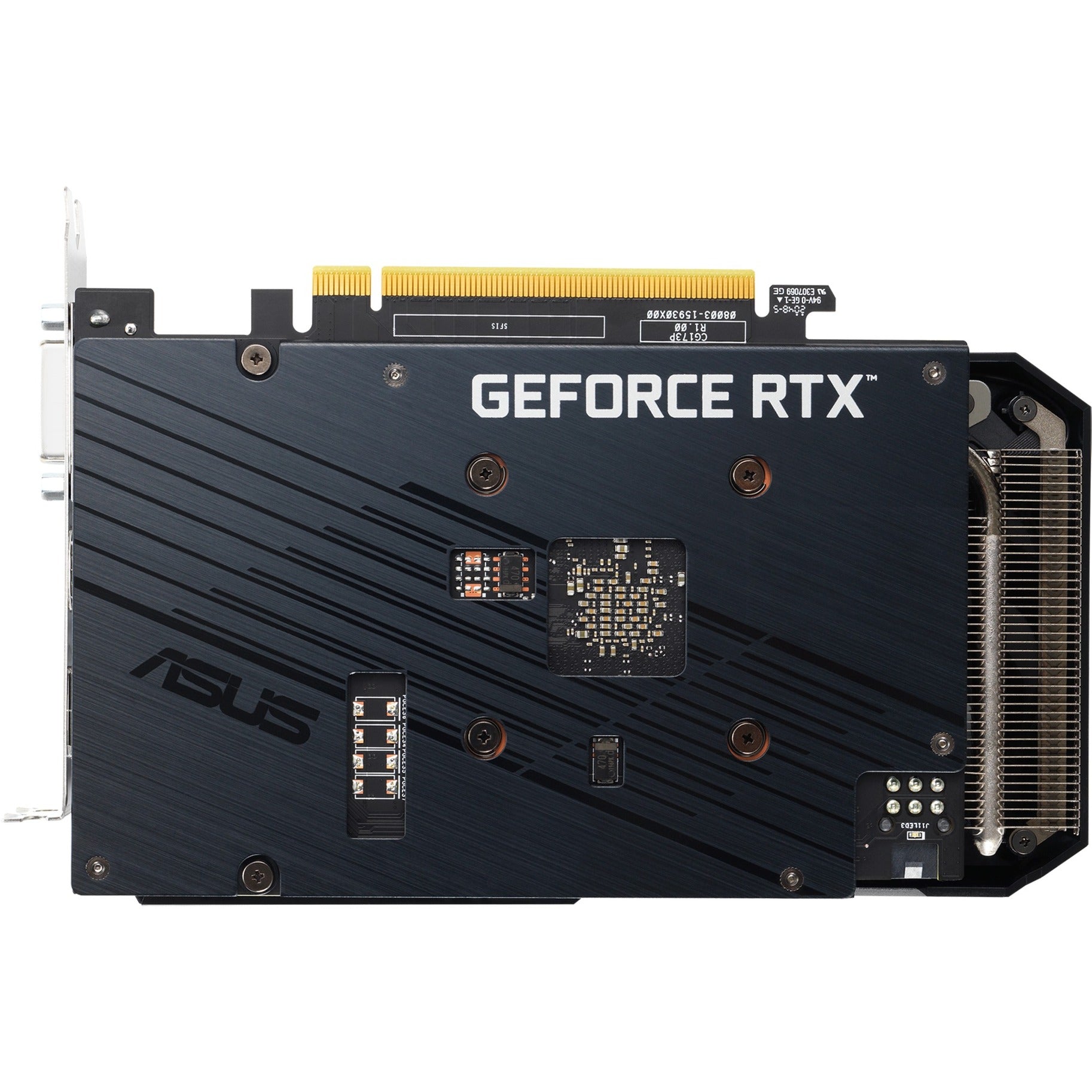 Asus geforce rtx 3050 dual v2 8gb gddr6 grafische kaart (lite hash rate, 1x displayport, 1x hdmi 2.1, dvi-d)