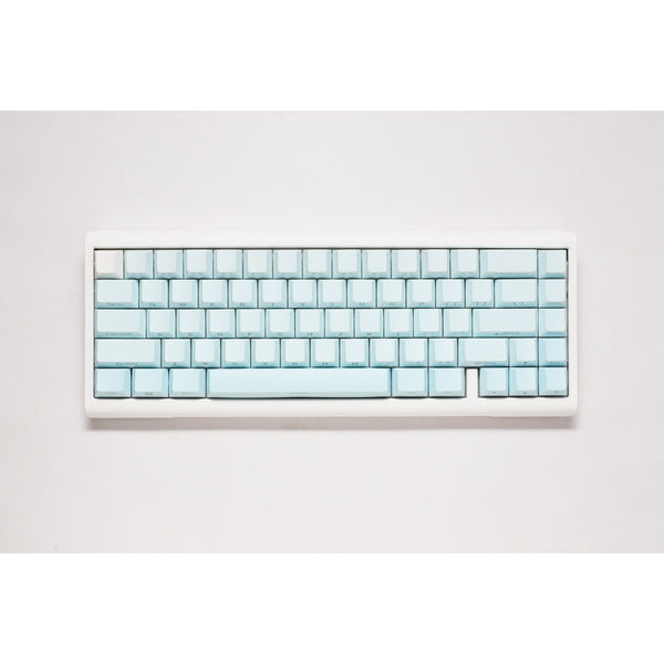 Ducky projectd tinker 65 - pom edition met qmk via rgb mechanisch toetsenbord (lichtblauw, us lay-out (qwerty), kailh box cream pro, 65%, rgb leds, double-shot pbt, hot-swappable pom, gasket mount)