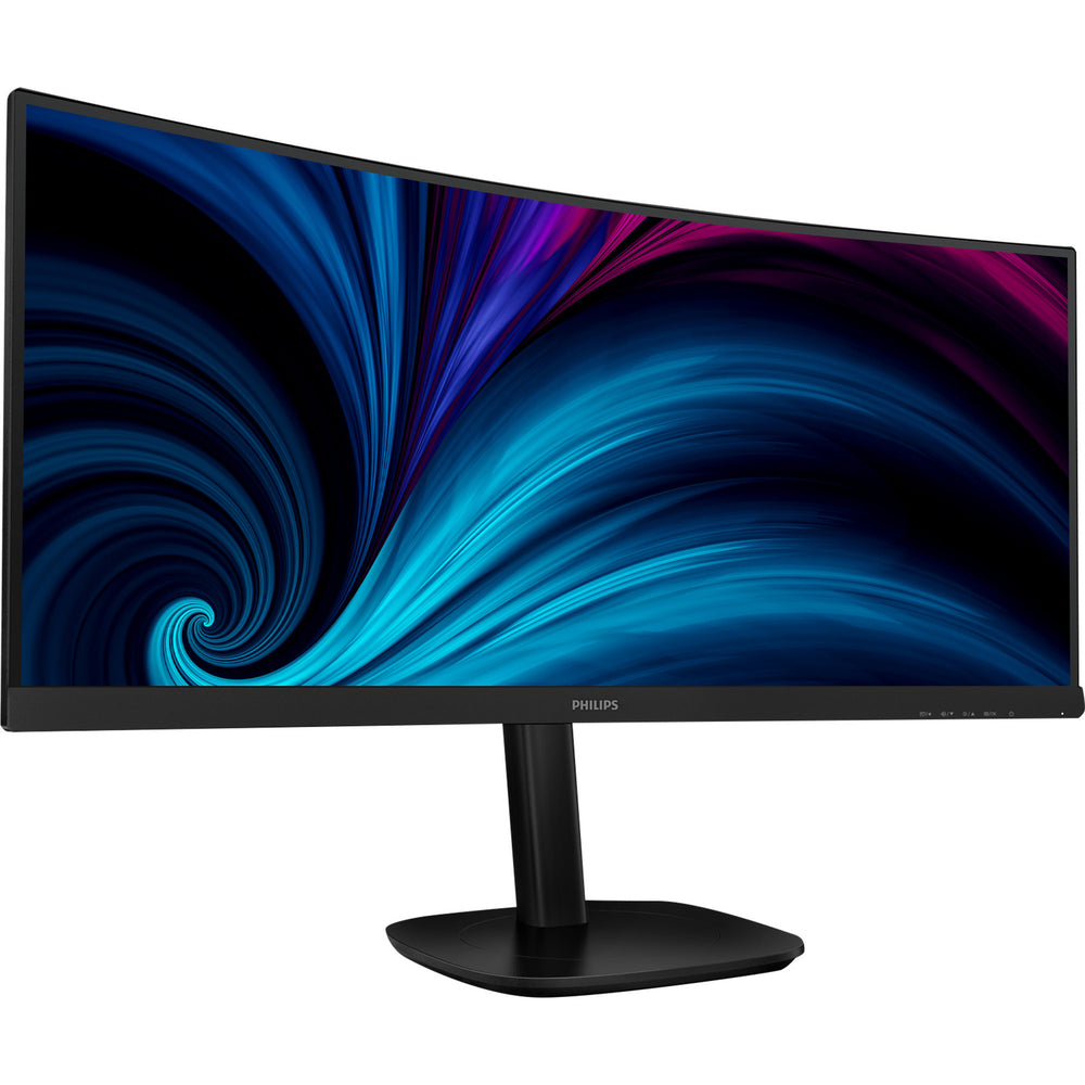 Philips 34b2u3600c 34 curved ultrawide monitor (zwart, hdmi, displayport, 4x usb-a, usb-b, usb-c, rj-45)