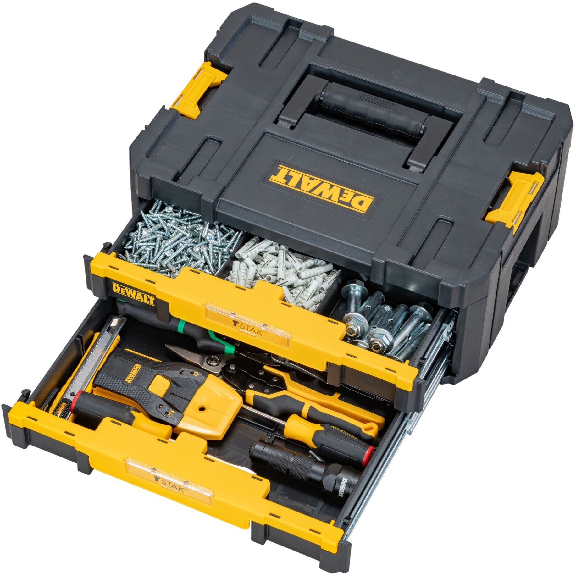 Dewalt dwst1-70706 stevige gereedschapskoffer tstak - dwst1-70706