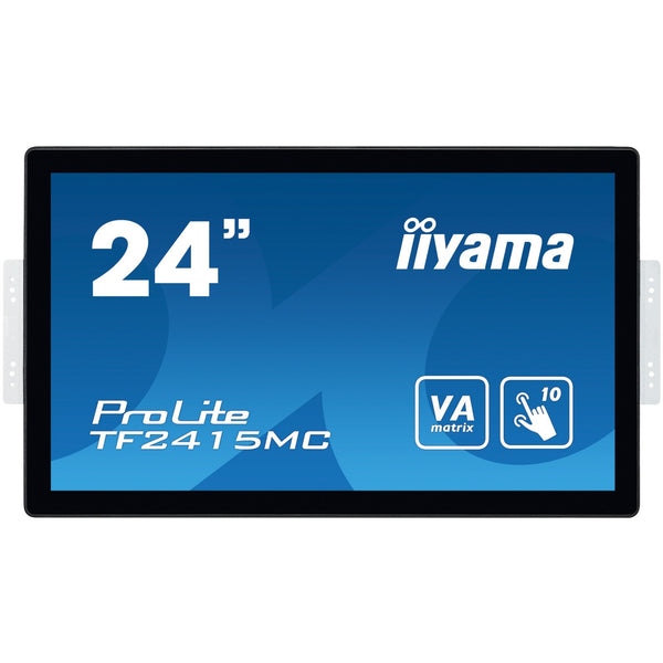 Iiyama prolite tf2415mc-b2 23.8 touchscreen monitor (zwart, 1x displayport, 1x hdmi, 1x vga)