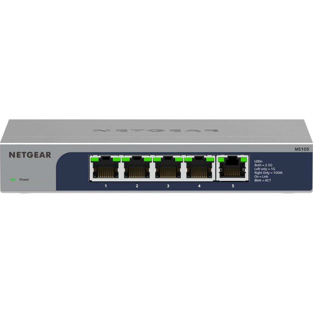 Netgear 5-poorts Multi-Gigabit 2,5G Ethernet Onbeheerde swi