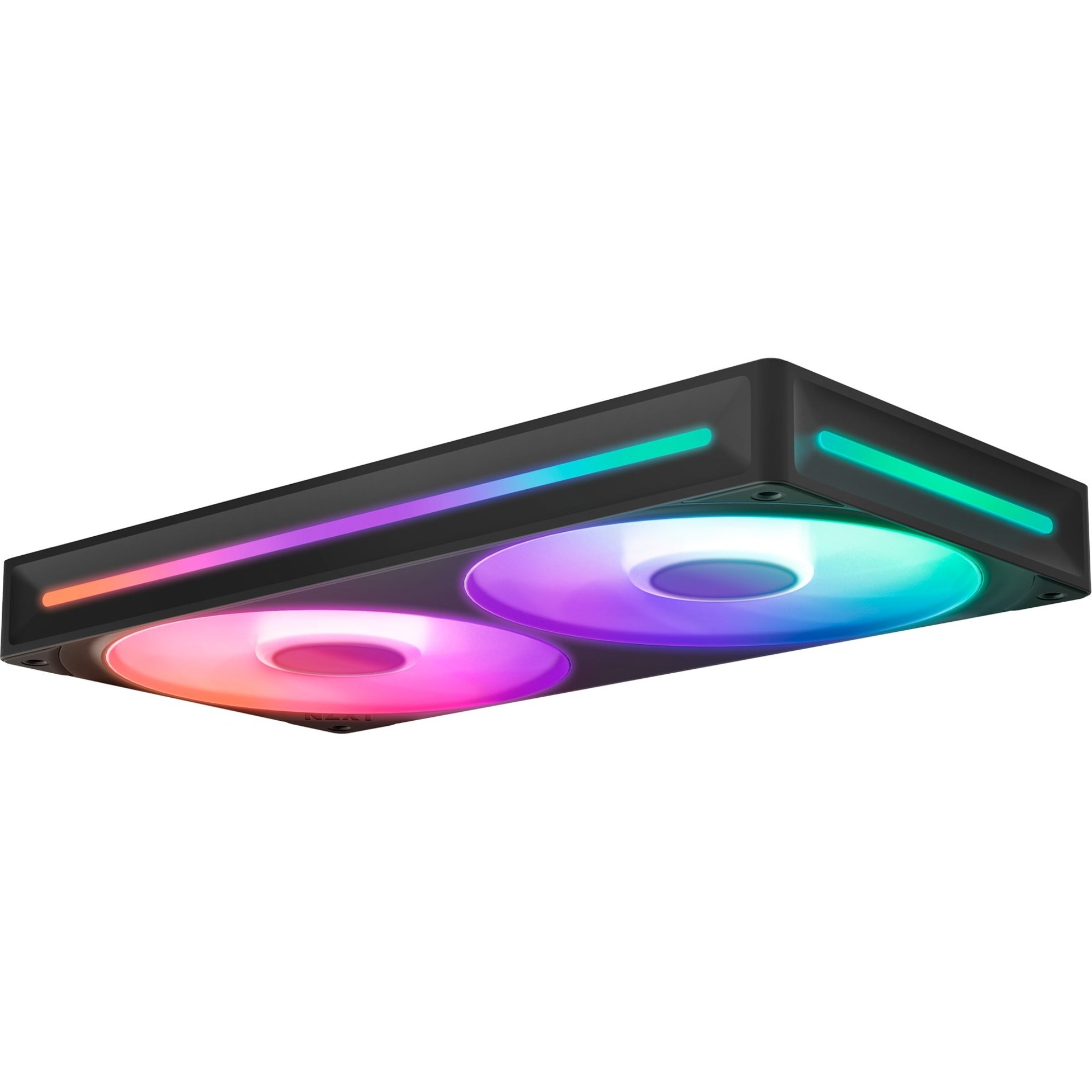 Nzxt f240 rgb core case fans (zwart, 2 stuks, 240 x 120 x 26 mm)