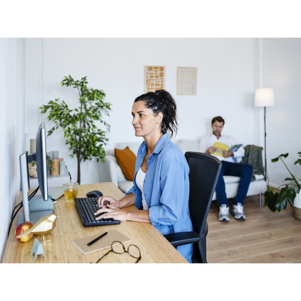 Trust trezo comfort draadloze toetsenbord- en muisset desktopset (zwart, us lay-out (qwerty), 100%)