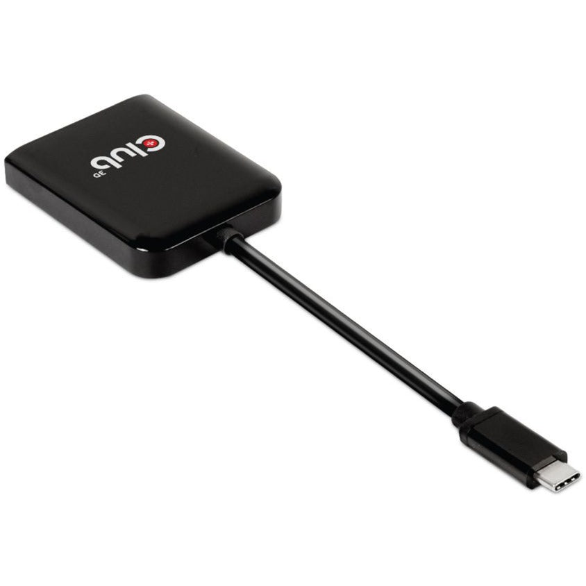 Club 3d usb‑c (dp alt‑mode) naar 2x displayport hub (zwart)