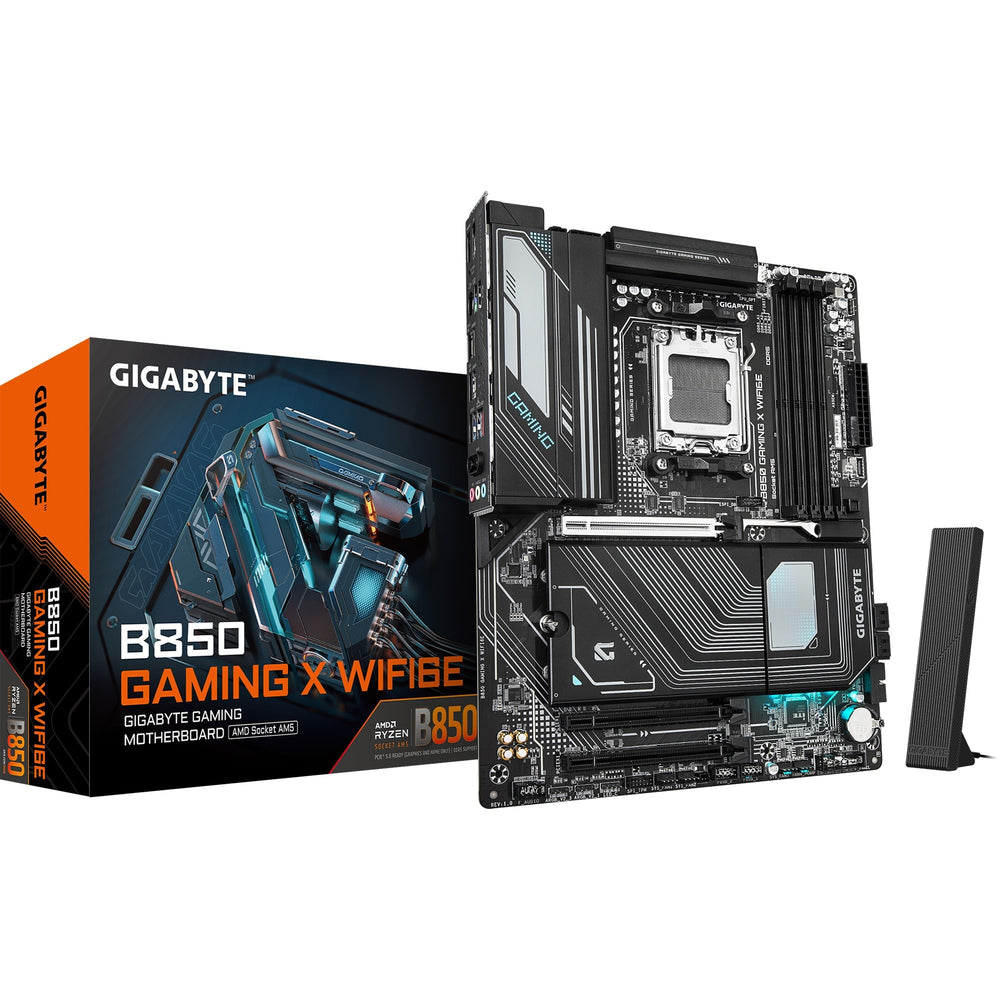 Gigabyte b850 gaming x wifi 6e, atx, amd am5, b850, 4x ddr5 8200 oc, 2,5 gb, wifi 6e, bt 5.3, usb-c