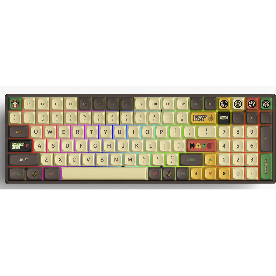 Iqunix F97 Happy Ape Draadloos Mechanisch Toetsenbord