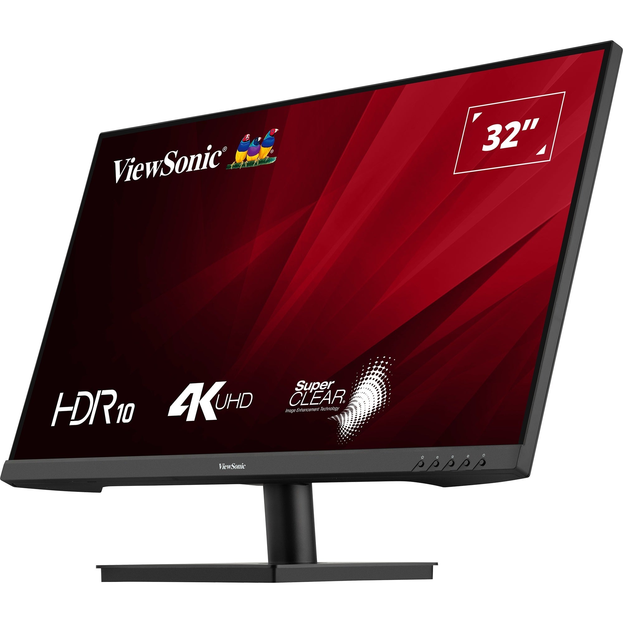 Viewsonic va3208-4k-hd 31.5 monitor (zwart (mat), 2x hdmi, 1x displayport)