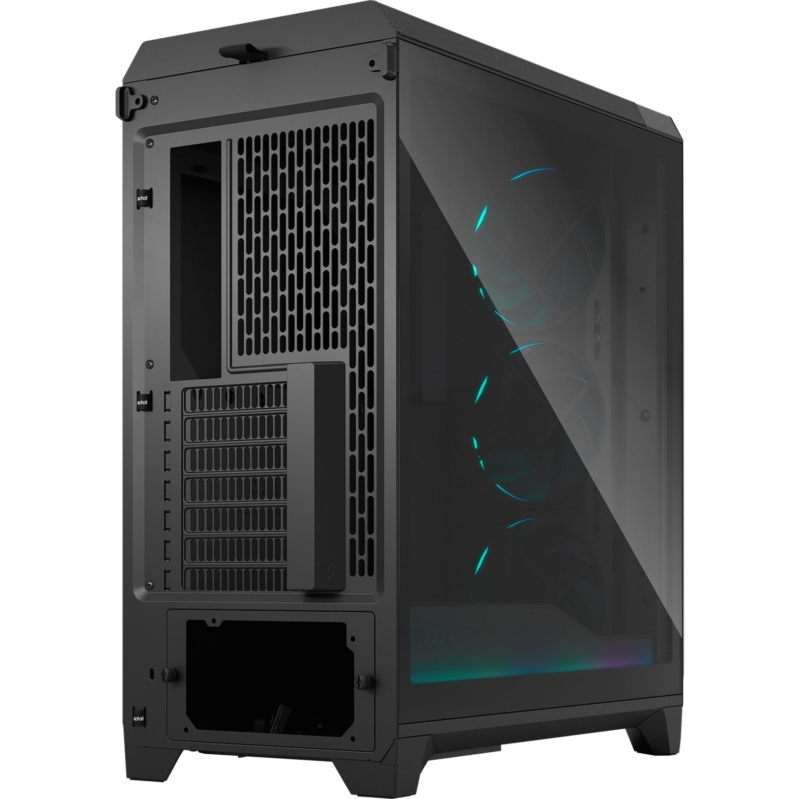 Fractal design meshify 3 rgb midi tower behuizing (zwart | 2x usb-a | 1x usb-c | rgb | tempered glass)