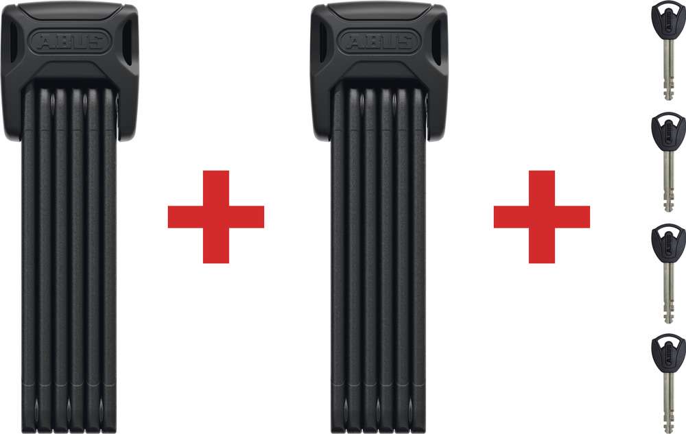 Abus Vouwslot Bordo Big 6000 90 zwart - 120 cm - Fietsbeveiliging