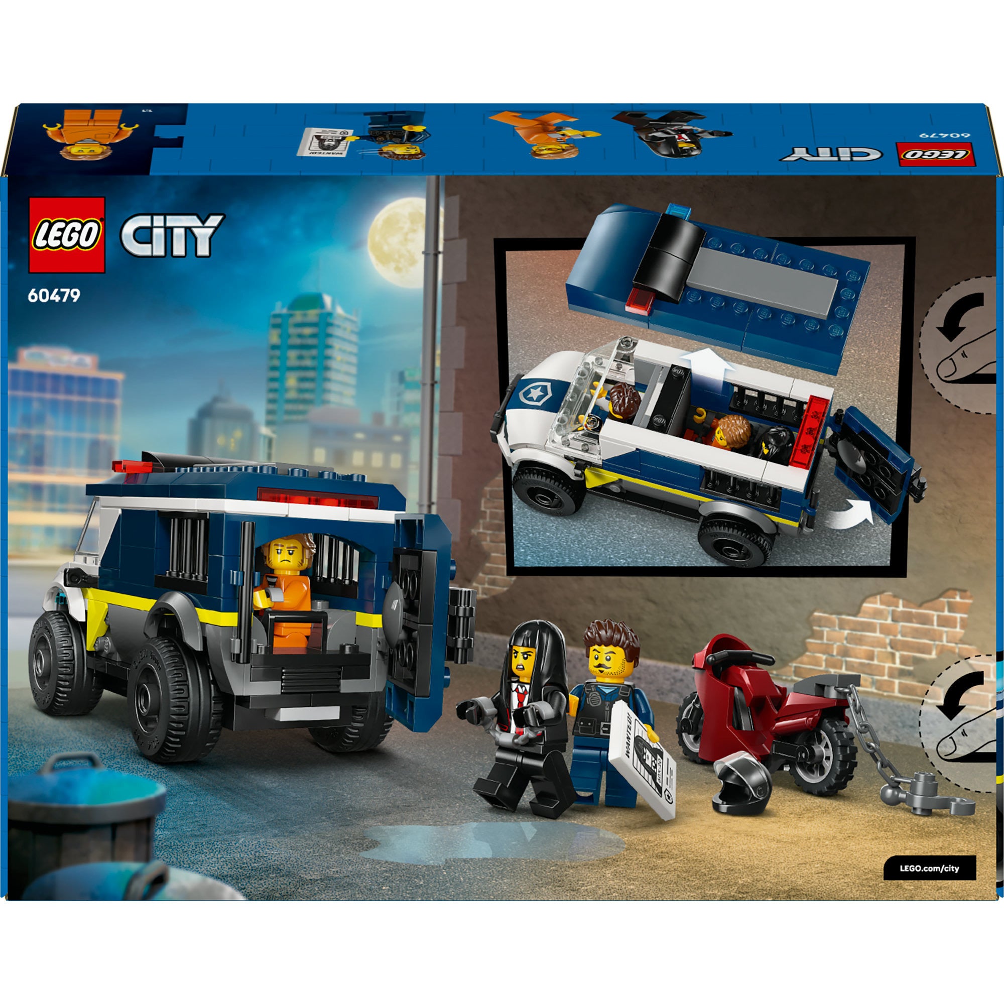 Lego city 60479 politie gevangenentransport