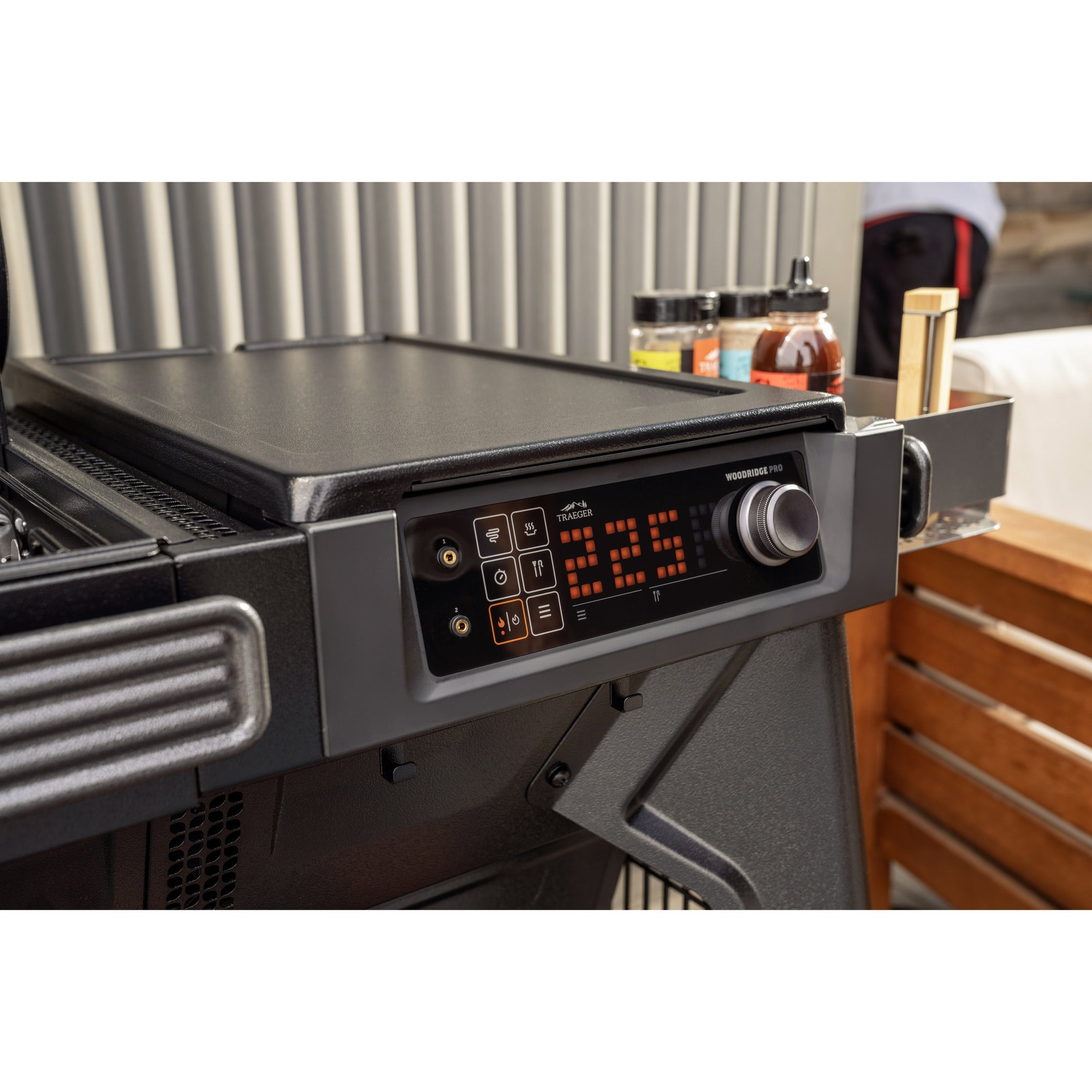 Traeger woodridge pro pellet barbecue (zwart, wifire)