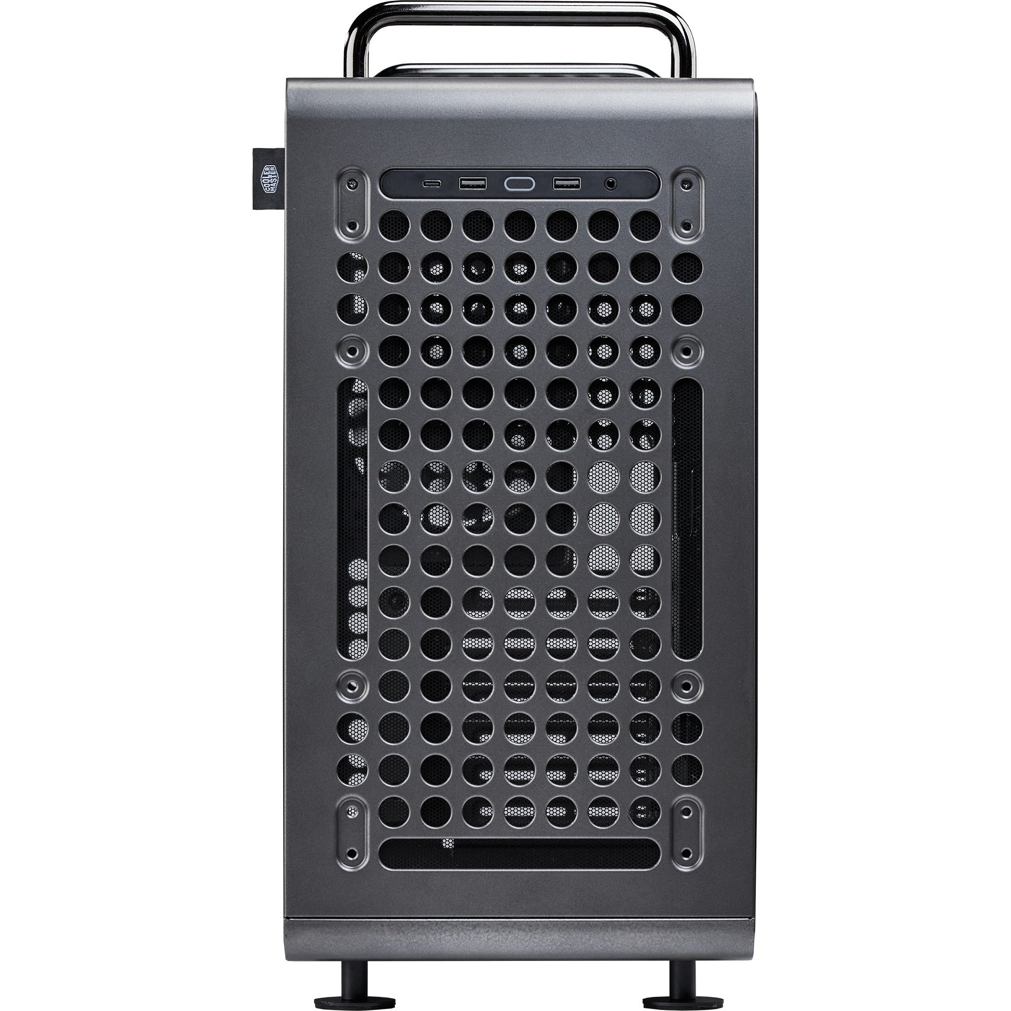 Cooler master qube 540 stardust iron midi tower behuizing (zwart | 2x usb-a | 1x usb-c | tempered glass)