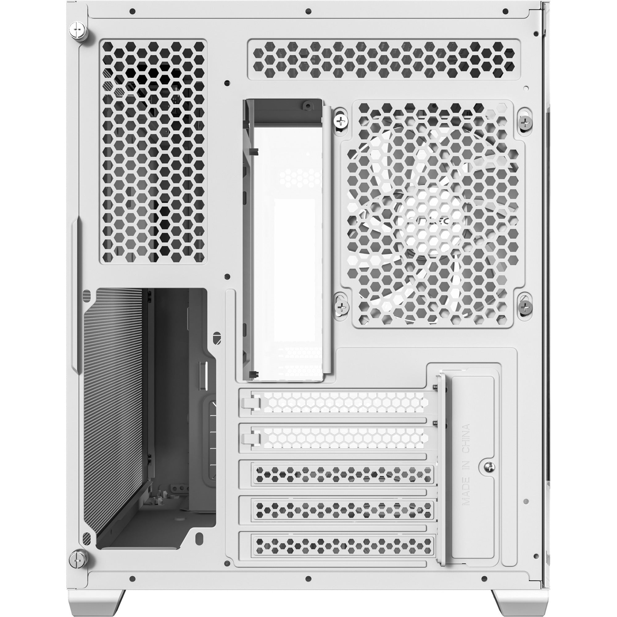 Antec cx60m argb mini tower behuizing (wit | 3x usb-a | rgb | tempered glass)