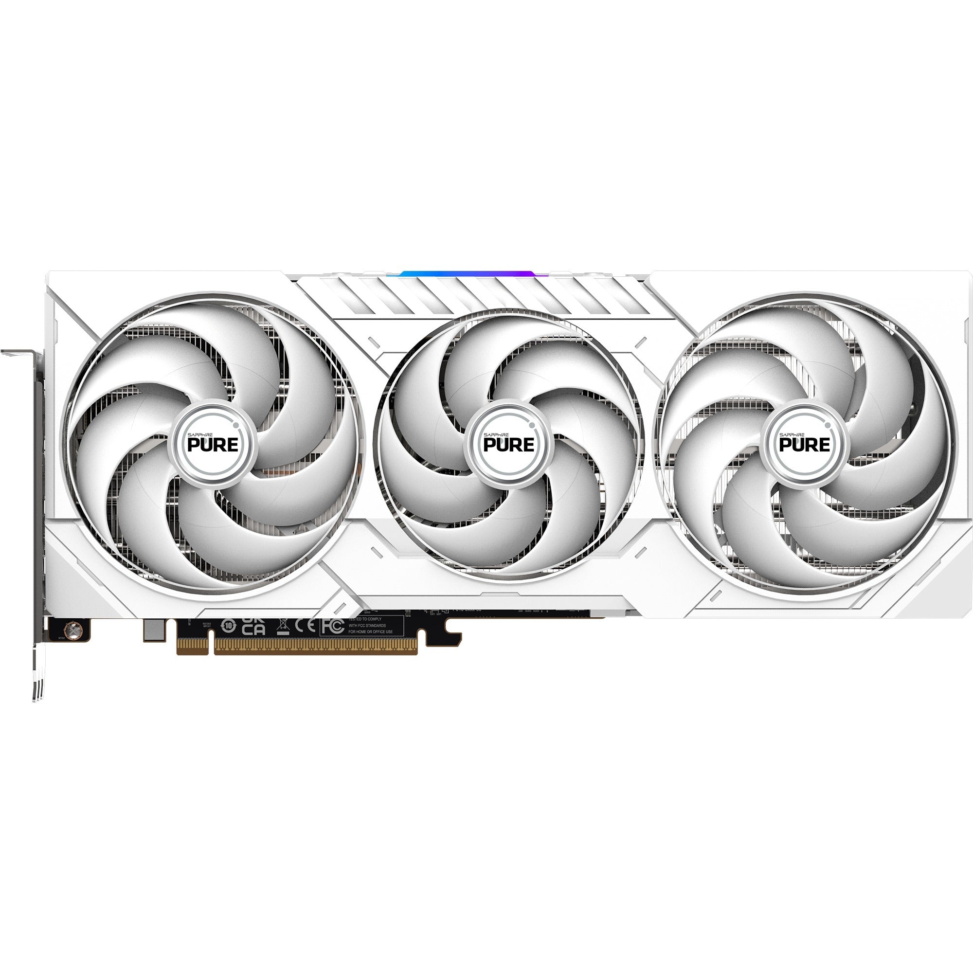 Sapphire radeon rx 9070 xt pure grafische kaart (wit, 2x displayport, 2x hdmi 2.1, rdna4)