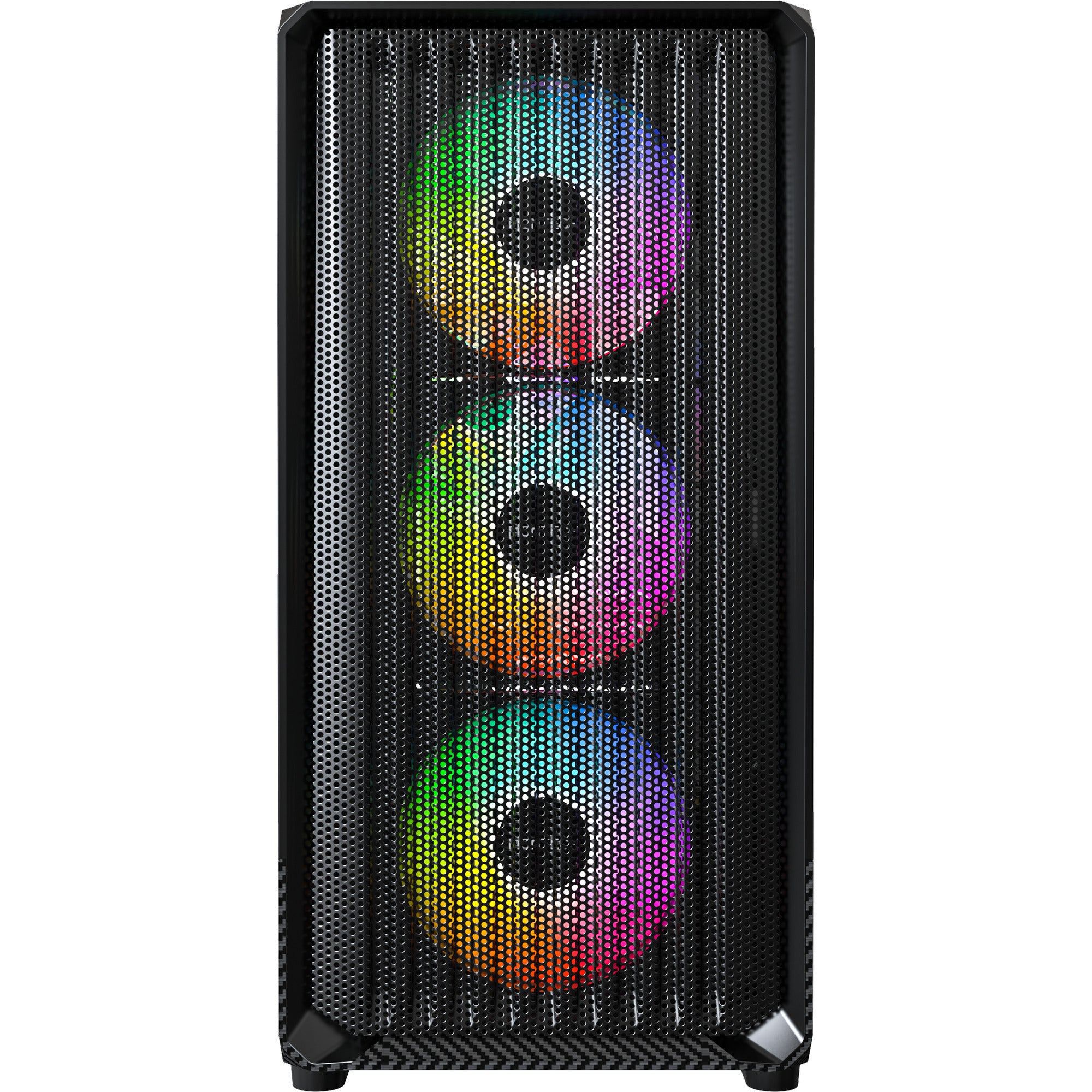 Montech x5m midi tower behuizing (zwart | 2x usb-a | 1x usb-c | rgb | tempered glass)