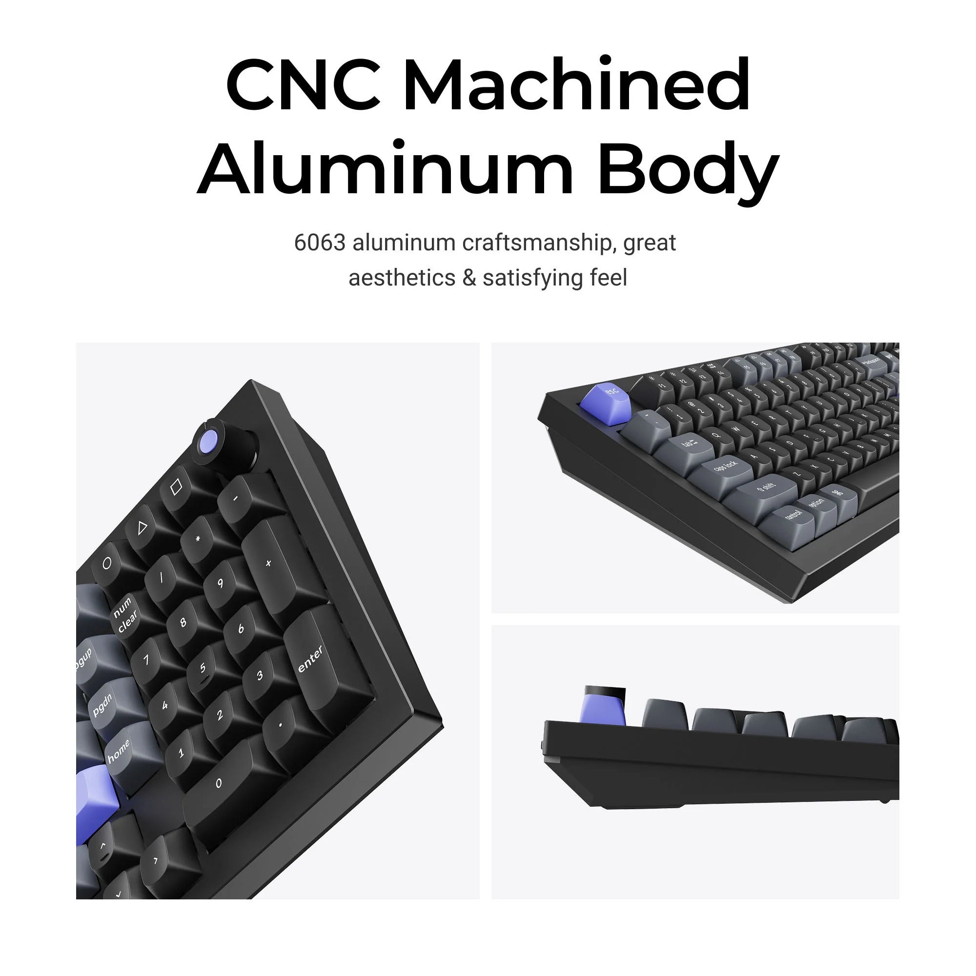 Keychron q5 he 8k magnetic switch keyboard (zwart, us lay-out (qwerty), ultra-fast lime, 96%, rgb leds, osa double-shot pbt, hot swap, knob)