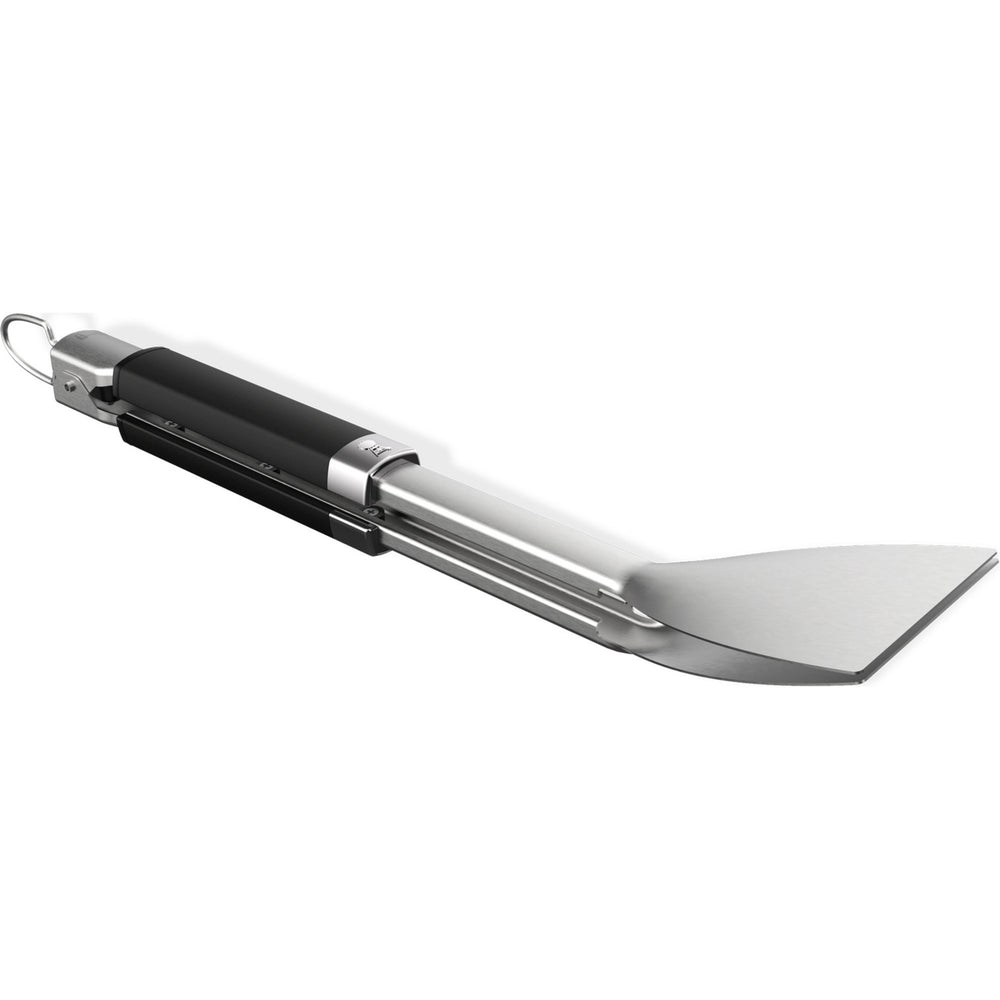 Weber flat-grip platte tang grillbestek (roestvrij staal zwart)