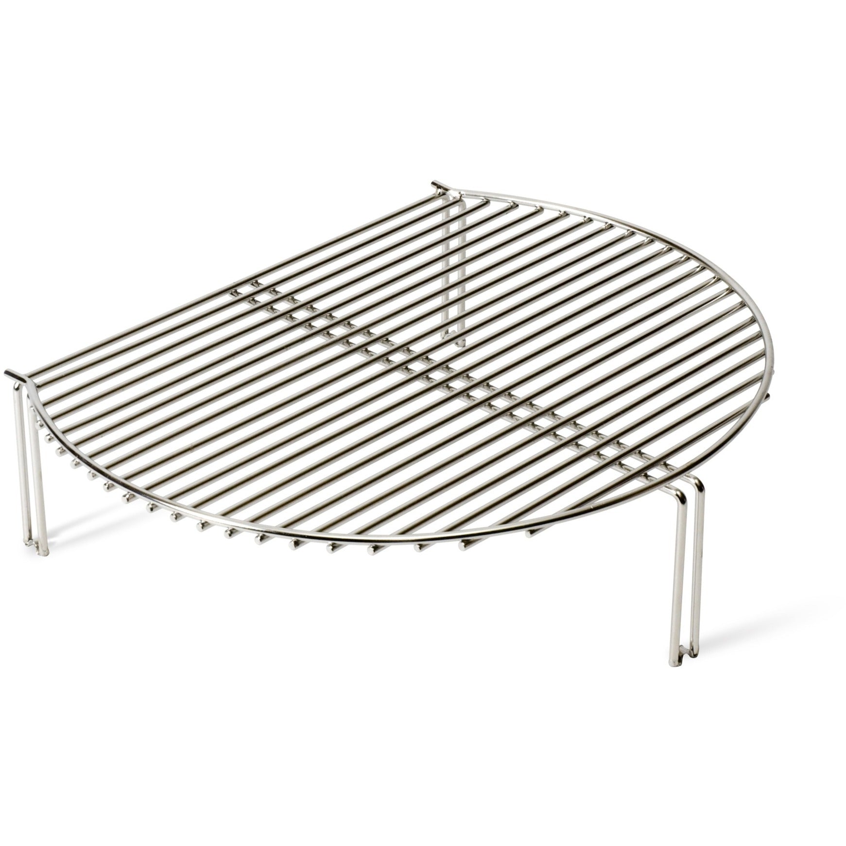 Kamado joe grillvergroter voor big joe grillrooster (zilver)