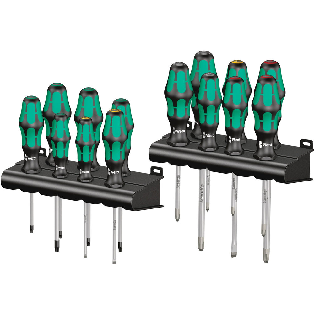 Wera Kraftform Big Pack 300 Screwdriver Set (Black Green, 14-piece)