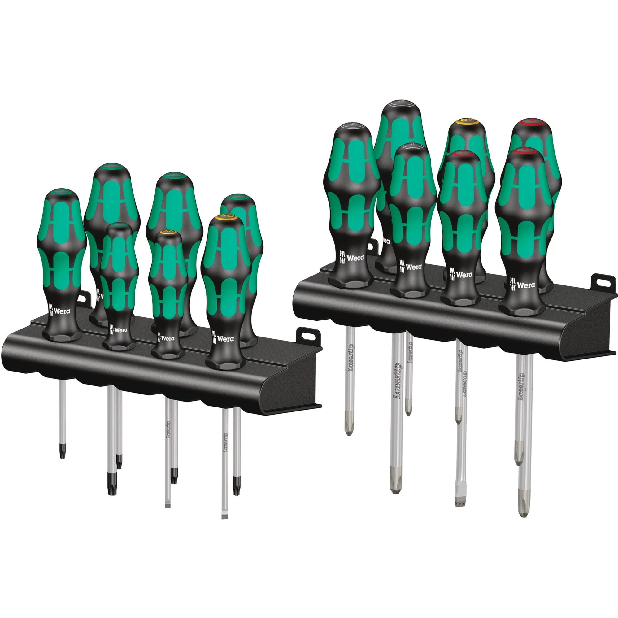 Wera Kraftform Big Pack 300 Screwdriver Set (Black Green, 14-piece)