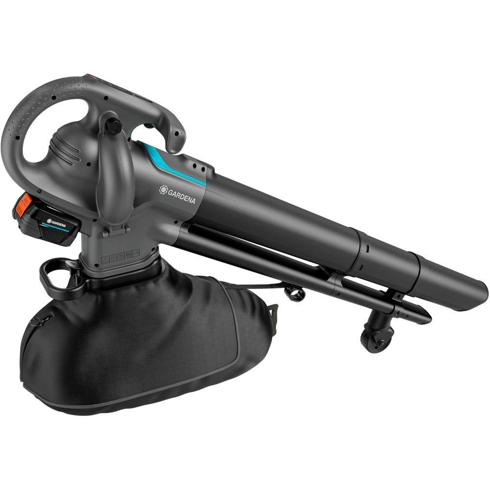 Gardena stofzuiger -blazer powerjet collect bladzuiger bladblazer (grijs zwart, accu en oplader niet inbegrepen)
