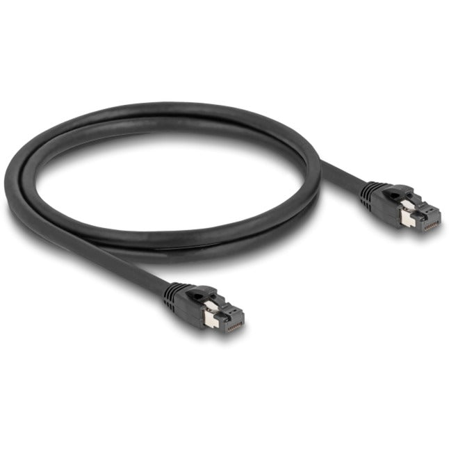 Delock cat.8.1 netwerkkabel (zwart, 1 meter, s ftp, rj-45)