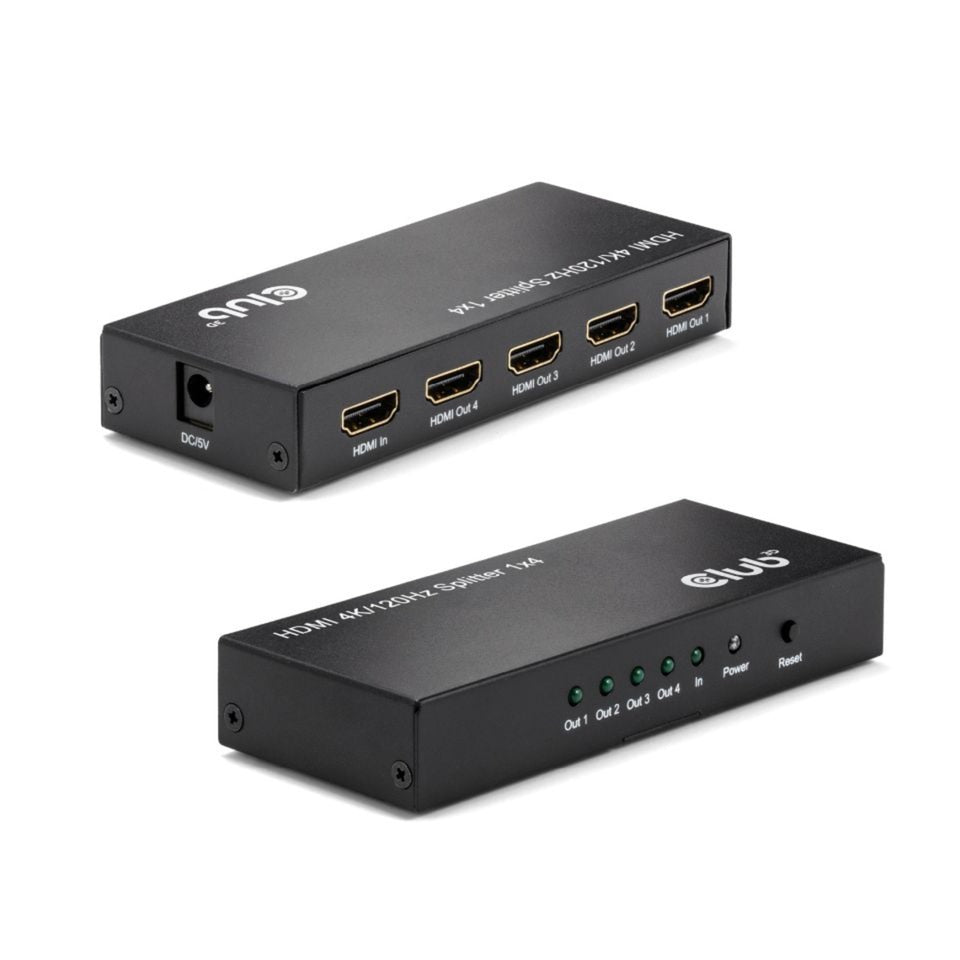 Club 3D HDMI-splitter 1x > 4x HDMI 4K 120Hz