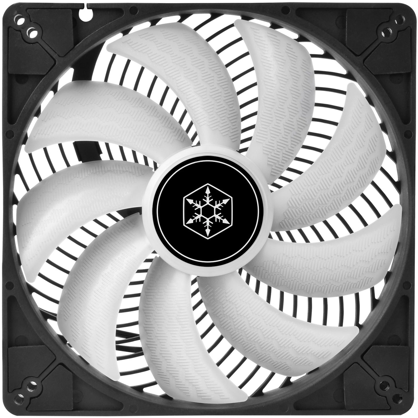 Silverstone air penetrator 184i argb case fan (zwart, 180 x 180 x 32 mm, pwm)