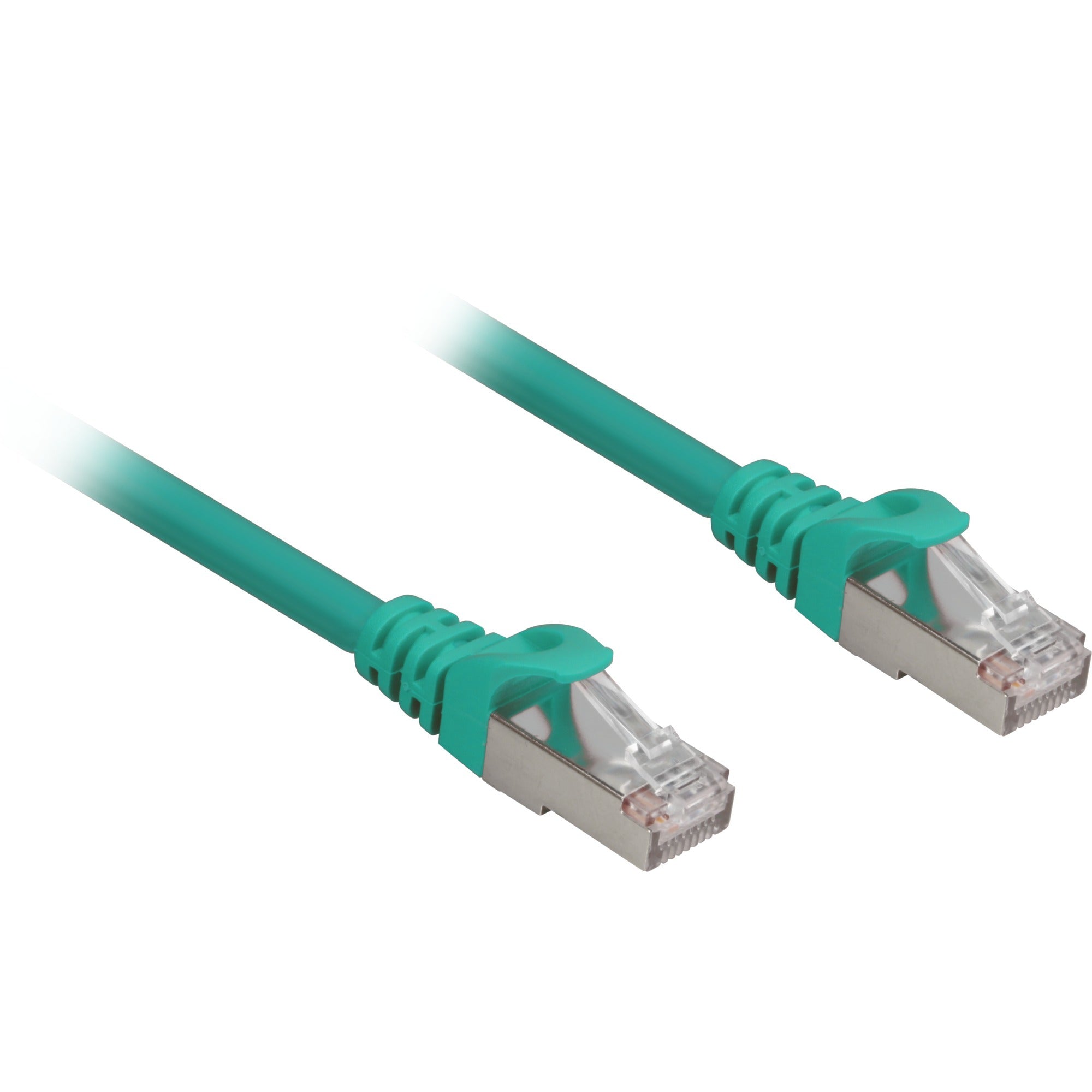 Sharkoon cat.6a netwerkkabel (groen, 0,25 meter, sftp, rj-45, halogeenvrij)