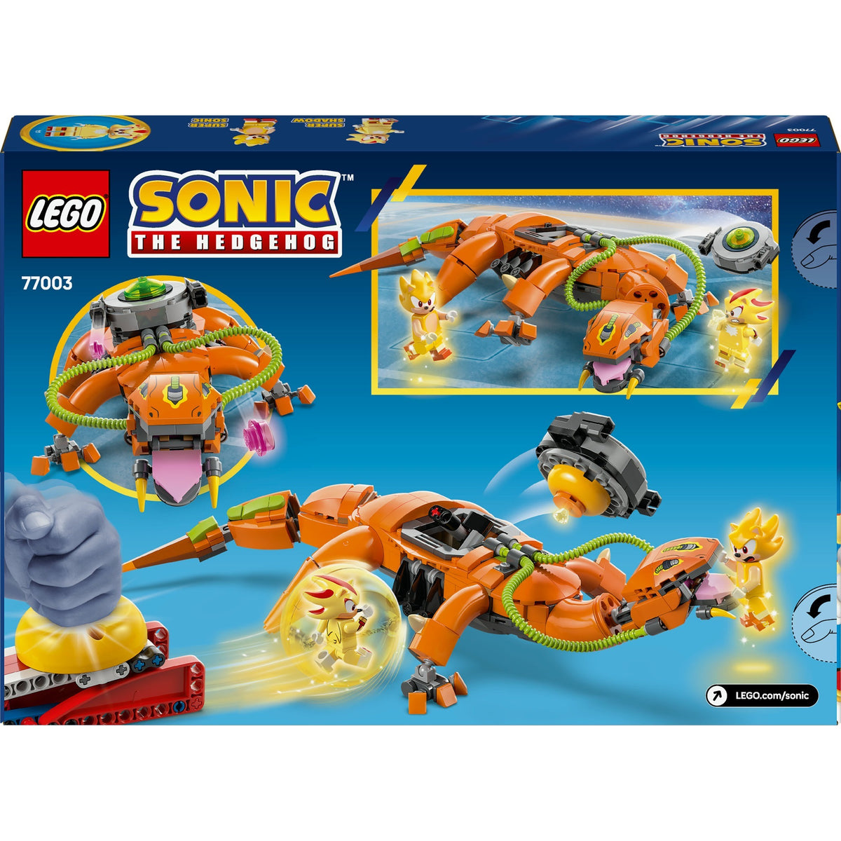 Lego sonic the hedgehog - super shadow vs. biolizard constructiespeelgoed (77003)