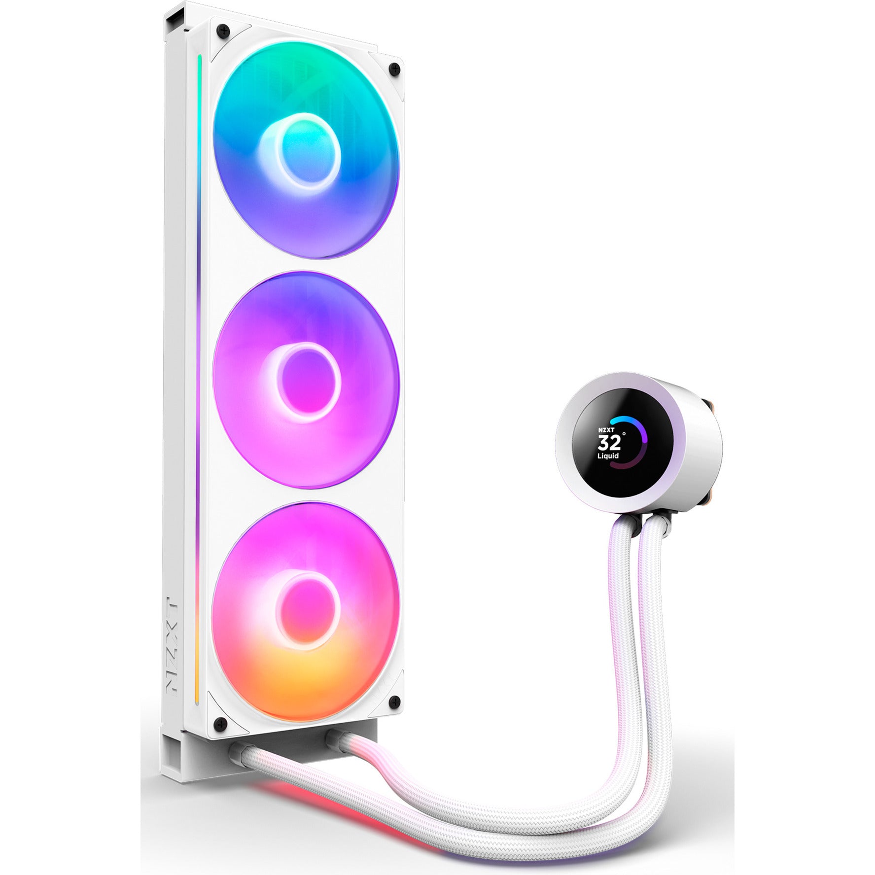 Nzxt kraken plus 360 rgb waterkoeling (wit)