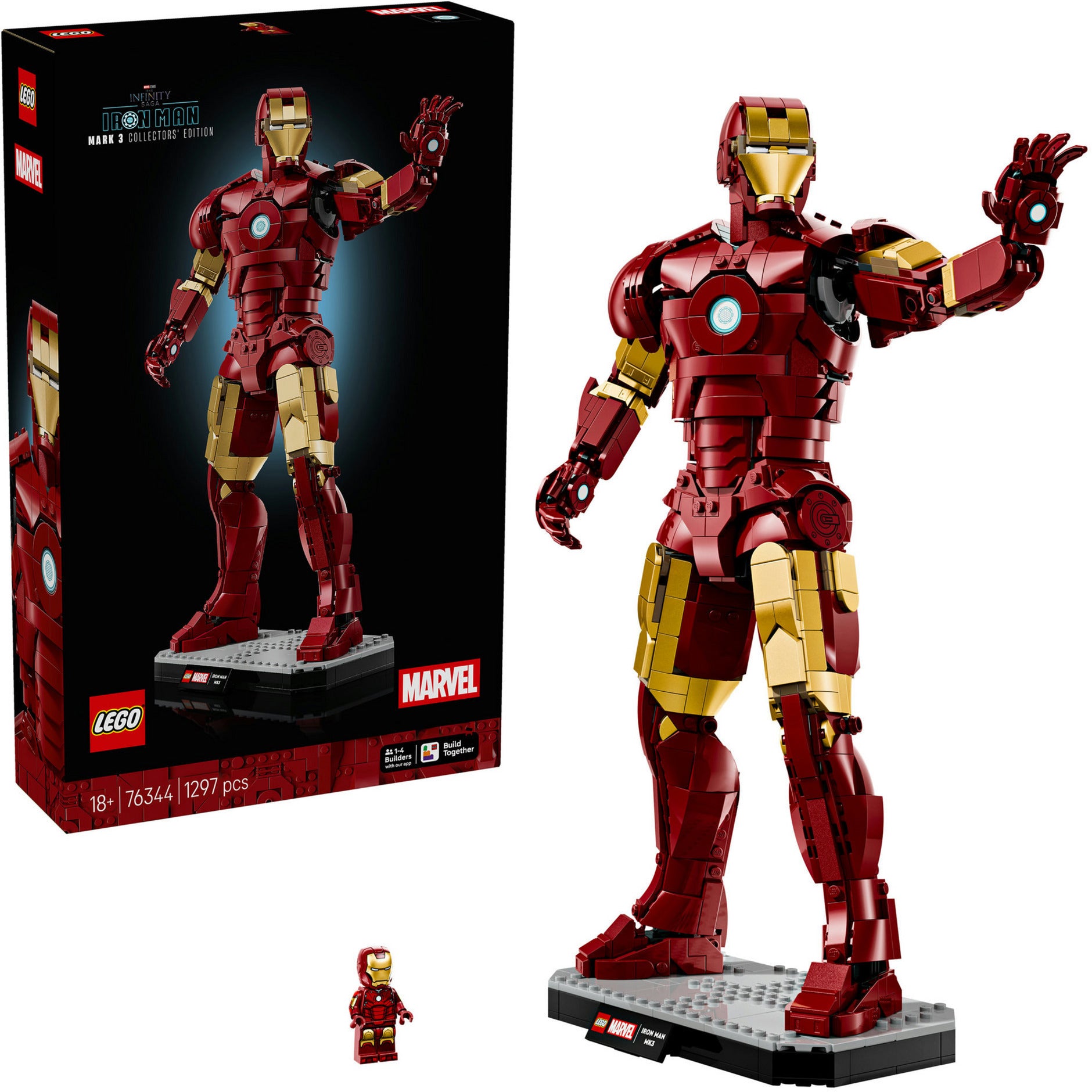 Lego super heroes 76344 marvel iron man mark 3 verzameleditie
