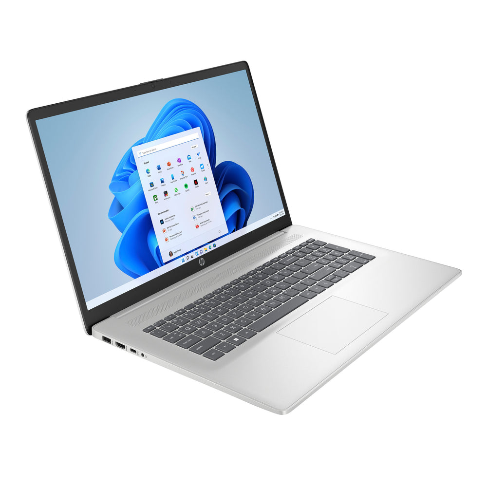 Hp 17-cn3053nd (bn6m0ea) 17.3 laptop (zilver | i5-1334u | iris xe graphics | 8 gb | 512 gb ssd)