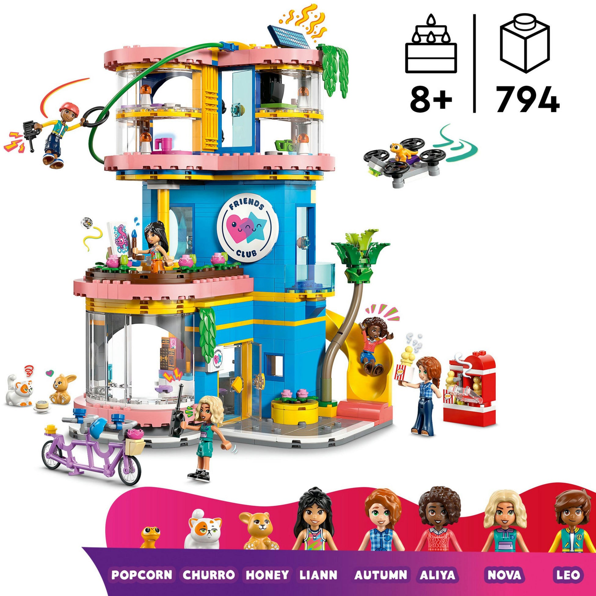 Lego friends 42689 - heartlake city clubhuis