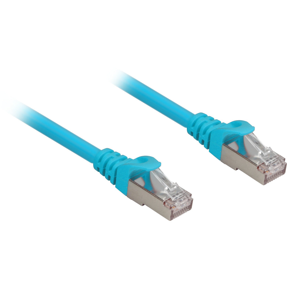 Sharkoon cat.6a netwerkkabel (blauw, 1 meter, sftp, rj-45, halogeenvrij)