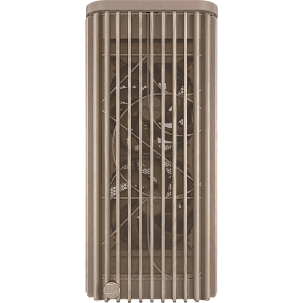 Asus proart pa401 wood edition - mesh panel midi tower behuizing (beige houtkleur | 2x usb-a | 1x usb-c)