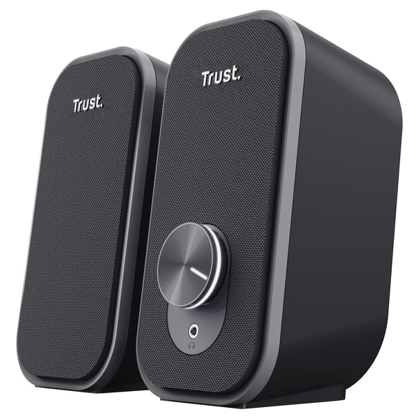Trust ador 2.0-luidsprekerset pc-luidspreker (zwart grijs)