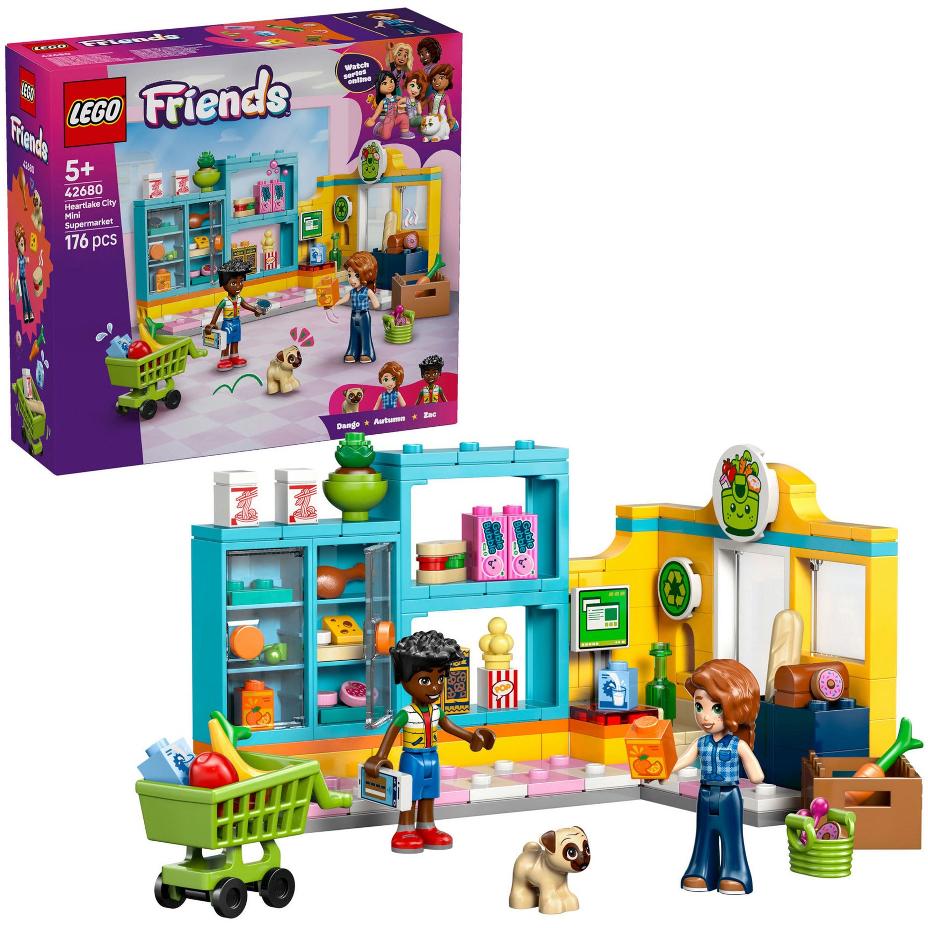 Lego friends - heartlake city buurtsupermarkt constructiespeelgoed (42680)