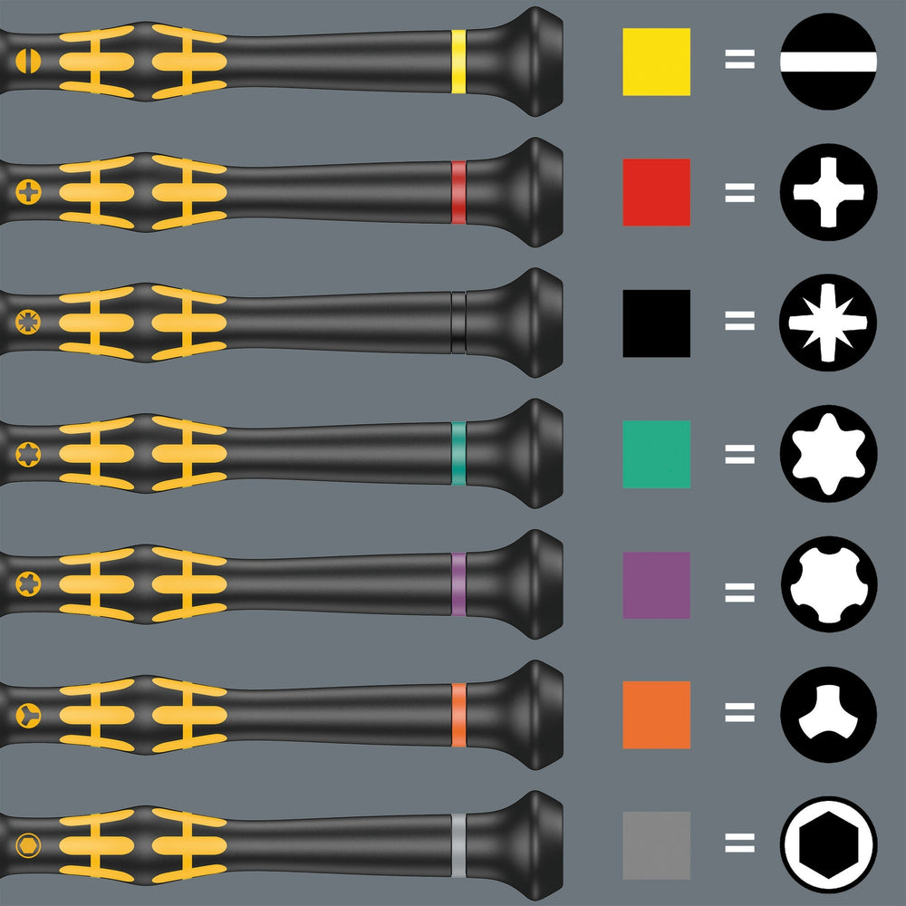 Wera kraftform micro esd big pack 1 schroevendraaierset elektricien (zwart geel, 25‑delig)