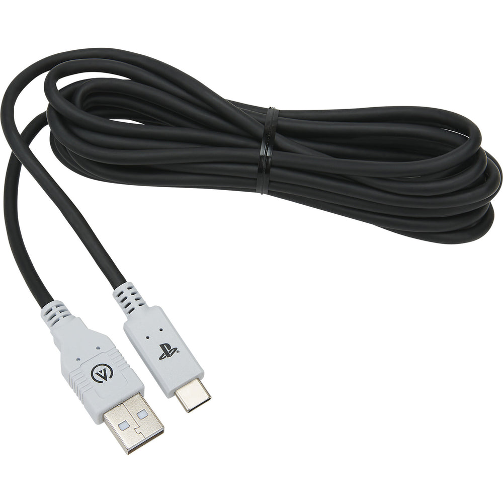 Powera usb-c-kabel voor playstation 5 (zwart wit, 3 meter)