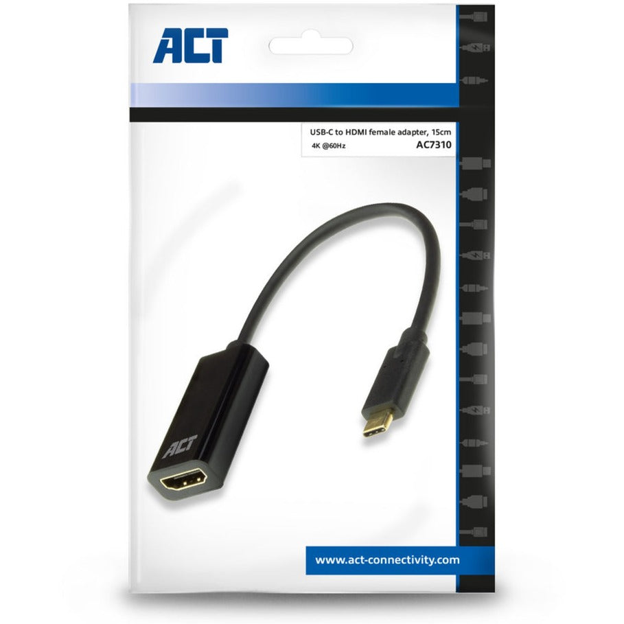 ACT Connectiviteit Connectiviteit USB-C naar HDMI vrouwelijke adapter